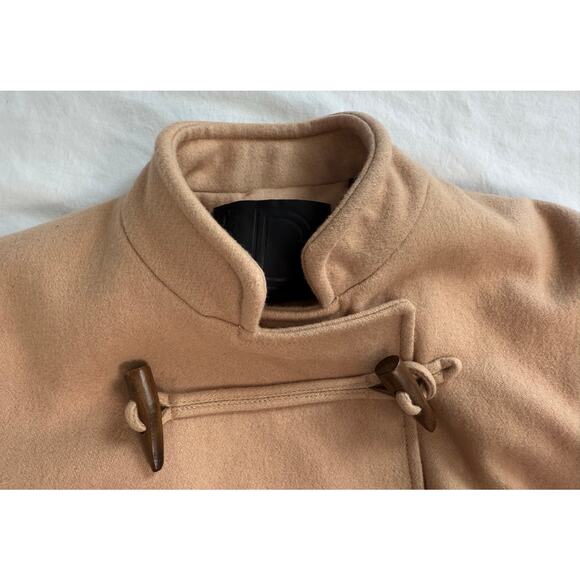 Troy Smith for D Military Double Toggle Coat Tan Caramel SIZE M Wool - Picture 5 of 14